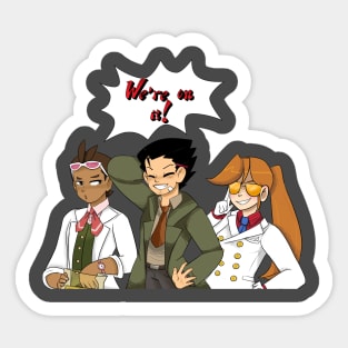 Detectives on the case! Sticker